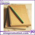 Cheap Hardcover Kraft Tipo de cuaderno diario escolar